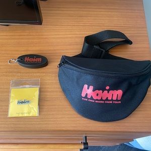 Haim Fanny Pack, Pin and Keychain